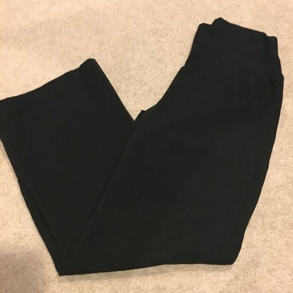 Ramilee Black Maternity Wide Leg Pants - Picture 1 of 4